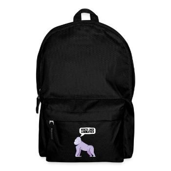 Actifs sur passifs Entrepreneur comptable - Sac à dos - noir - Devant