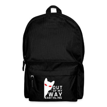 Cat With Laser Eyes - Backpack - black - Front