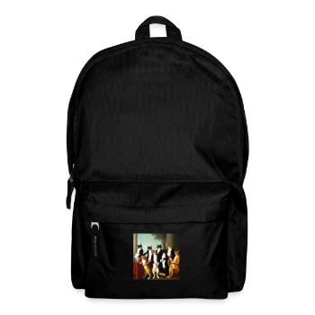 Cat Art History - Rucksack - Schwarz - Vorne