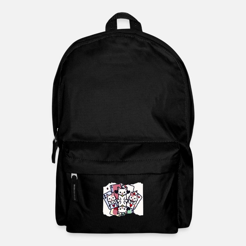 Cats Playing Cards - Rucksack - Schwarz