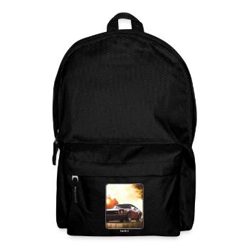 japanisches Auto - der Joyride Z - JDM - Rucksack - Schwarz - Vorne