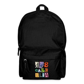SPED Neurodiversity Dyscalculia - Backpack - black - Front