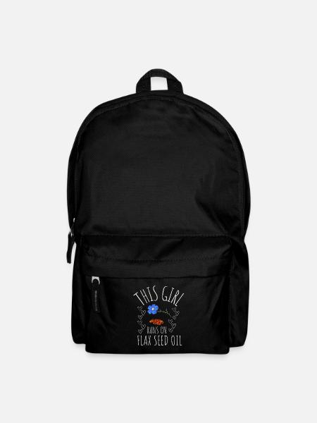 Superfood Flax Oil - Rucksack - Schwarz