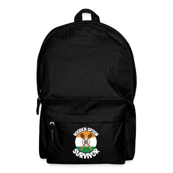 J’ai survécu à la cuillère de bois - Parenting - Sac à dos - noir - Devant