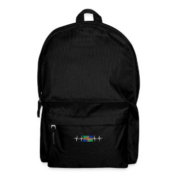 United Kingdom Lincolnshire Flag - Rucksack - Schwarz - Vorne