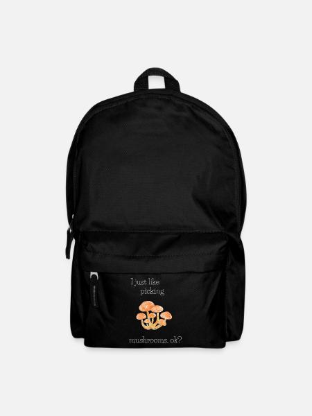 I just like picking mushrooms5 - Backpack - black