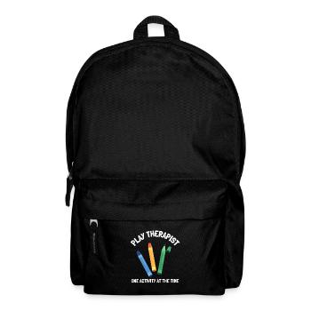 Play Therapist - Recreational Therapy Therapist RT - Backpack - black - Front