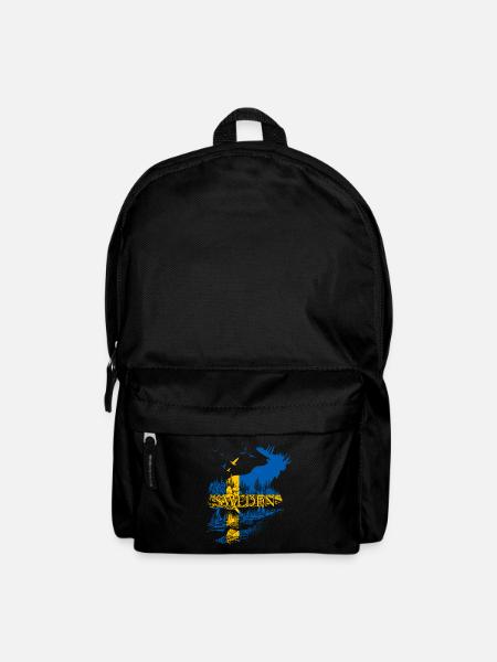 SWEDEN ELCH SCHWEDEN FLAGGE - Rucksack - Schwarz