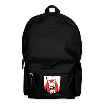 Japanese Red Sun and a Naughty Bunny - Backpack - black - Front