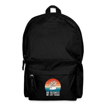 On Tuesday we eat tacos - Backpack - black - Front