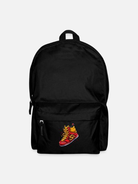 Baskets de dessin animé - Sac à dos - noir