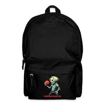 Funny Zombie Bowler, Bowling Forever - Backpack - black - Front