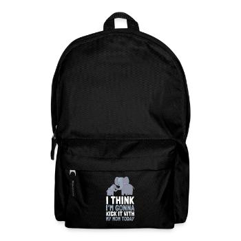 Je pense que je vais en parler à ma mère aujourd’hui - Sac à dos - noir - Devant