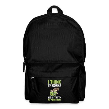 Je pense que je vais en parler à ma mère aujourd’hui - Sac à dos - noir - Devant