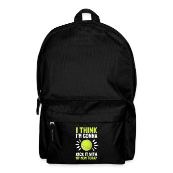 Je pense que je vais en parler à ma mère aujourd’hui - Sac à dos - noir - Devant