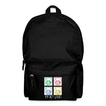 Cartoon Anime Meets Pop Art Love - Backpack - black - Front