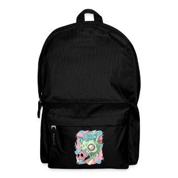 Psychedelisches Säure Schwein - Rucksack - Schwarz - Vorne