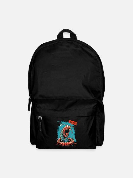 Hallo, empörter, berechtigter Wurm - Rucksack - Schwarz
