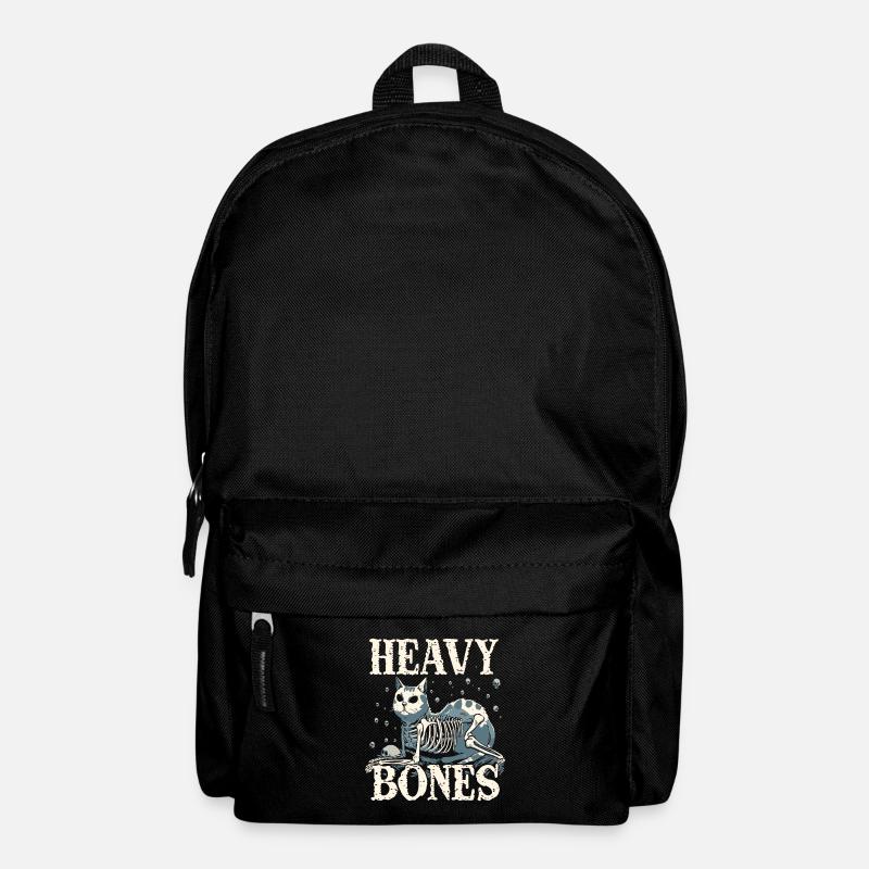 Schwere Knochen Katze - Rucksack - Schwarz