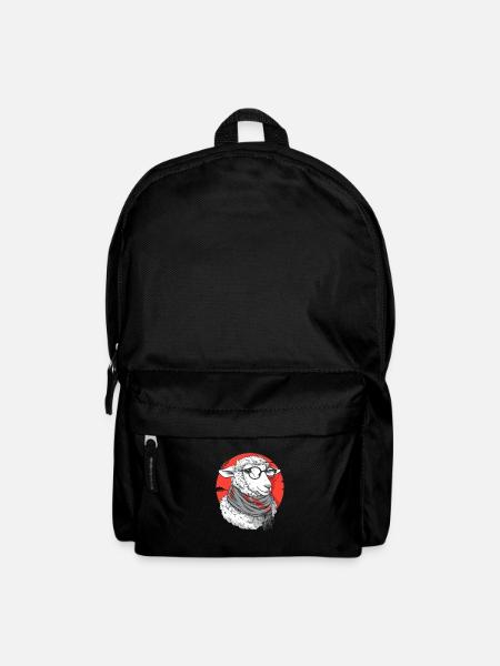 Das schlaue Schaf - Rucksack - Schwarz