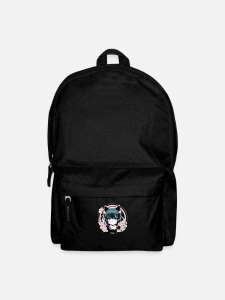 Super süßes Emblem des Anime-Mädchen-Idols - Rucksack - Schwarz