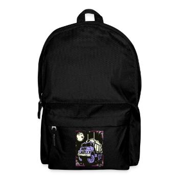Super Cool Garbage Truck Container Truck - Backpack - black - Front