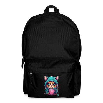 Good Morning Coffee Cat - Backpack - black - Front