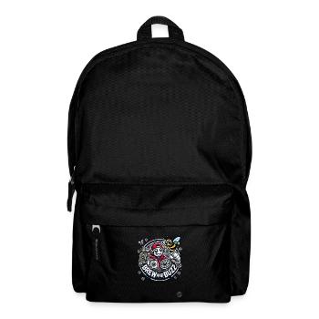 Coffee and music lover design with bee - Backpack - black - Front