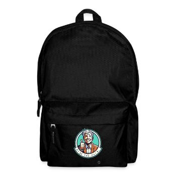 Pouce levé et cacher la douleur - Sac à dos - noir - Devant