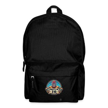 Pleite Luchador Wrestler - Kämpfe für 10$ - Rucksack - Schwarz - Vorne