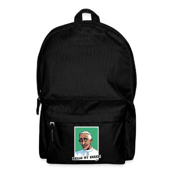 Bishop says: Hello my sheep - Backpack - black - Front