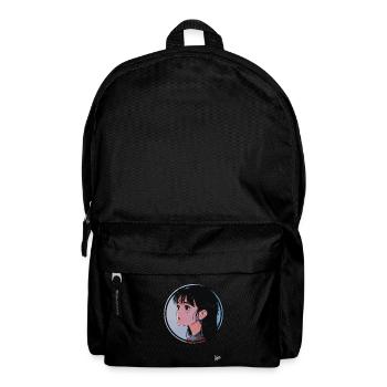 Japanese Cartoon Girl - Backpack - black - Front