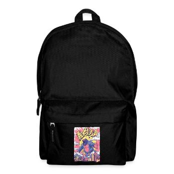 Cartoon Gorilla in Tokyo - Backpack - black - Front