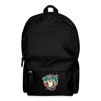 Fit Gym Rat Daumen hoch - Rucksack - Schwarz - Vorne