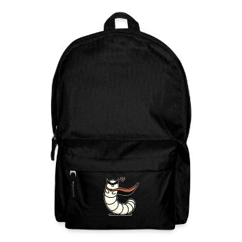 Super-Love-Held Wurm - Rucksack - Schwarz - Vorne