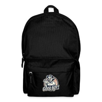 Beautiful strict nerd lady: Good boy! - Backpack - black - Front