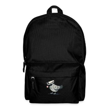 Camera Pigeon as Surveillance Camera Pigeon - Backpack - black - Front