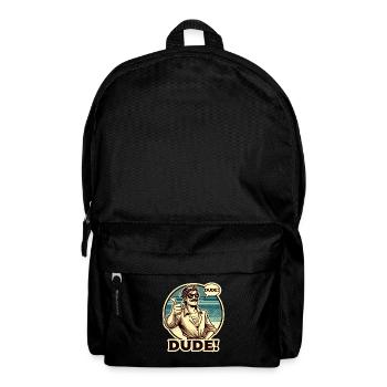 Thumbs up guy, cool guy calls all people guy guy - Backpack - black - Front