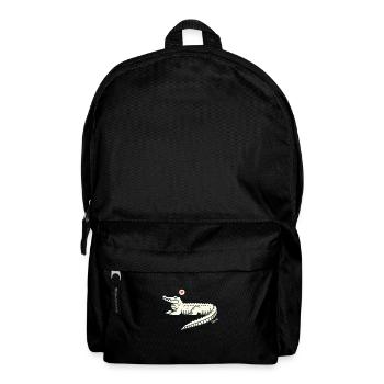 Cool Alligator – Casual and stylish - Backpack - black - Front