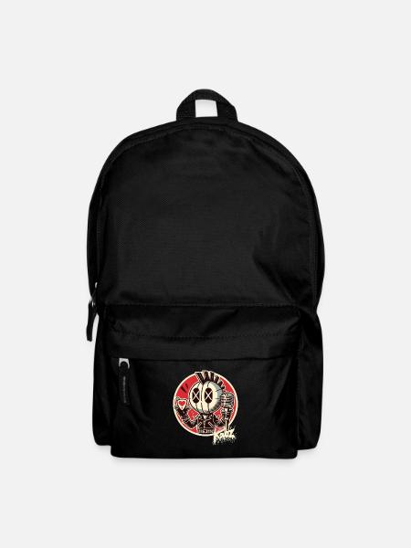 Punk Rocker with Microphone & Heart Pick - Backpack - black