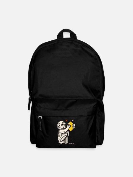 Le philosophe jus le citron de la vie - Sac à dos - noir