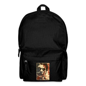 Der gute böse Junge – Grunge-Porträt - Rucksack - Schwarz - Vorne