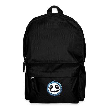 Lustiges Monster mit breitem Grinsen - Rucksack - Schwarz - Vorne