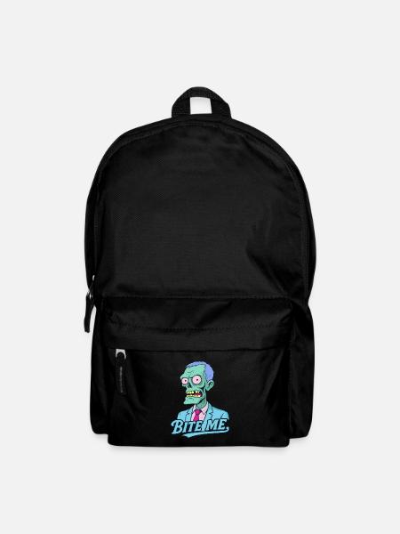 Zombie im Anzug – Bite Me! - Rucksack - Schwarz
