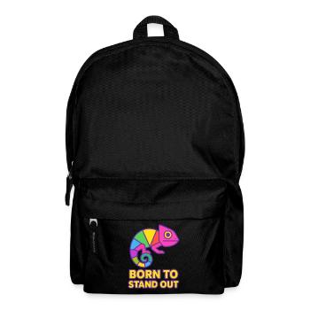 Chameleon Pride – Stand out with style Gay Pride CSD - Backpack - black - Front