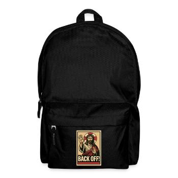 Jesus says stop and keep your distance - Backpack - black - Front
