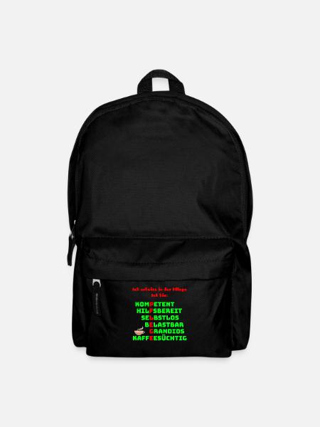 Gesundheitswesen - Pflege - Krankenhaus - Geschenk - Rucksack - Schwarz
