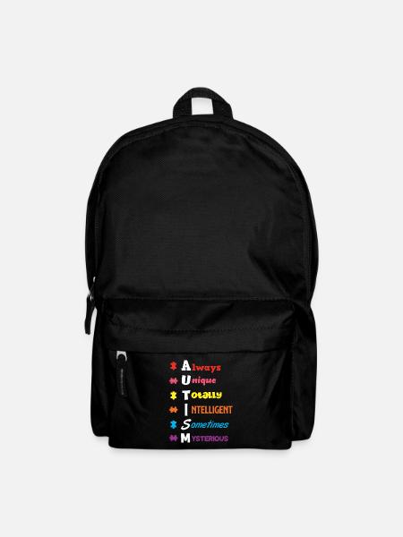 Autism Autism Autist Asperger Syndrome Puzzle - Sac à dos - noir