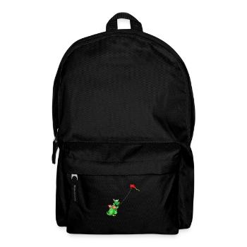 Dragon lets a kite fly - Backpack - black - Front