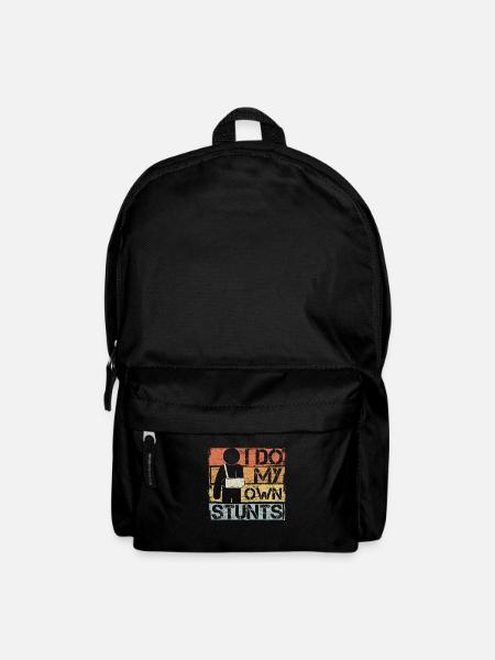 I Do My Own Stunts Hand Injury - Backpack - black